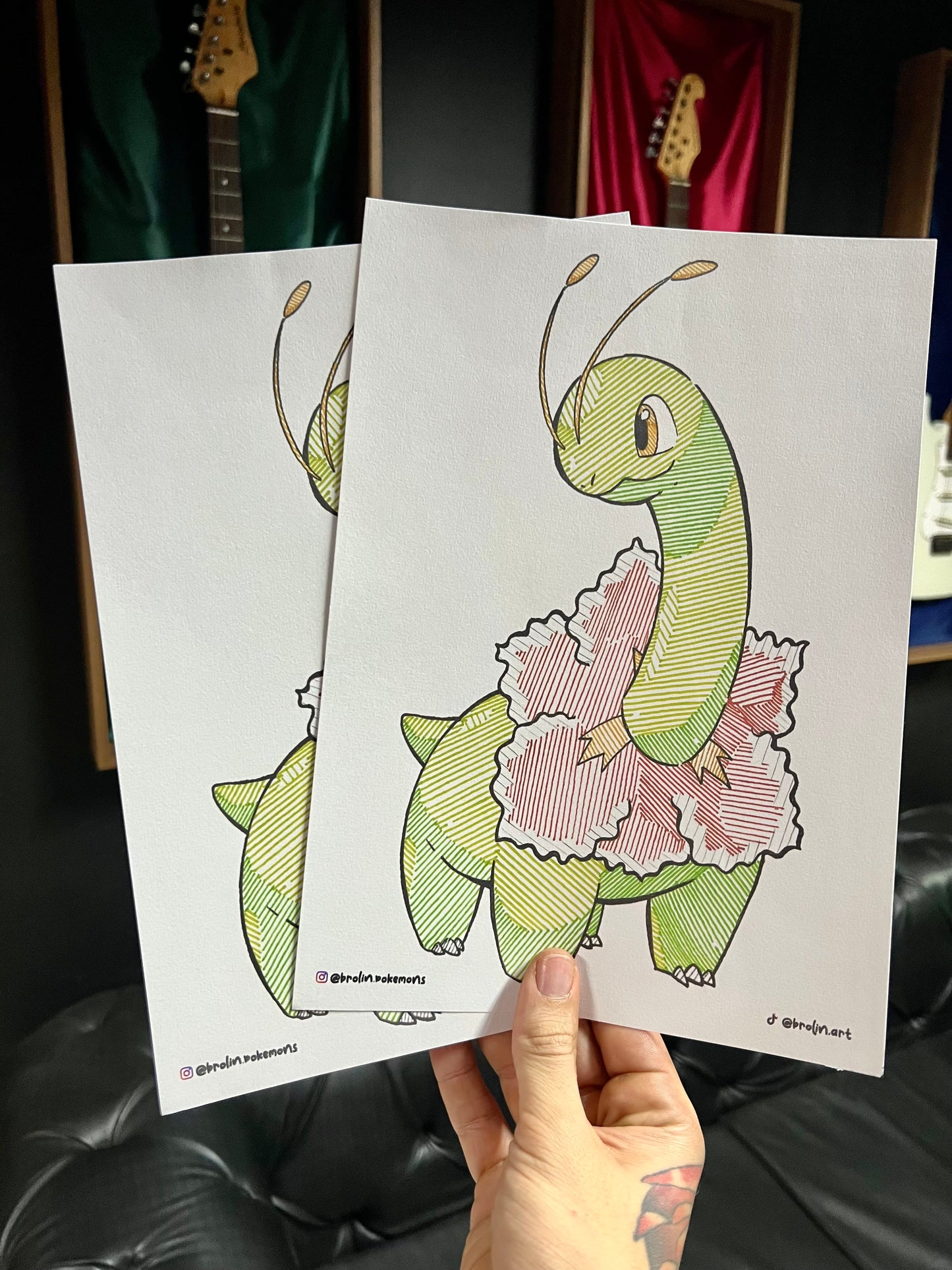 Meganium Print