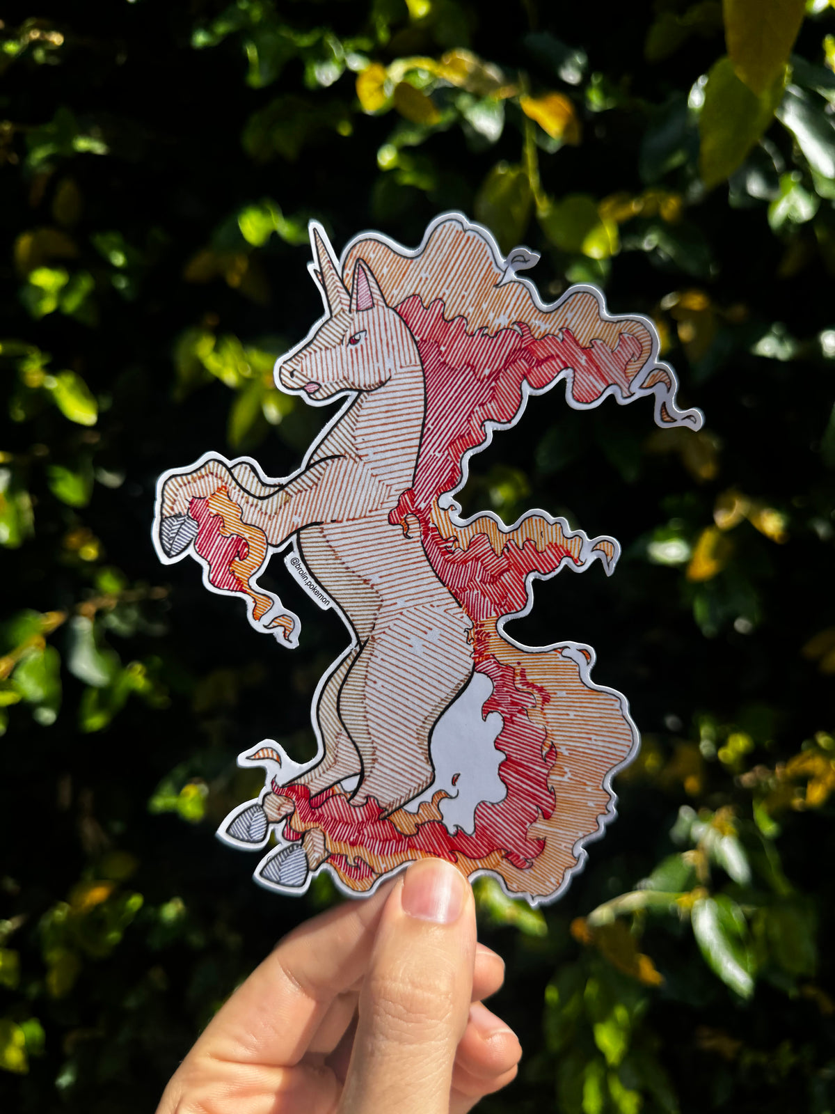 Rapidash Sticker - Type 2