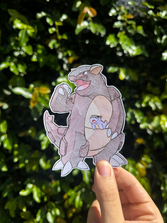 Kangaskhan Sticker - Type 2