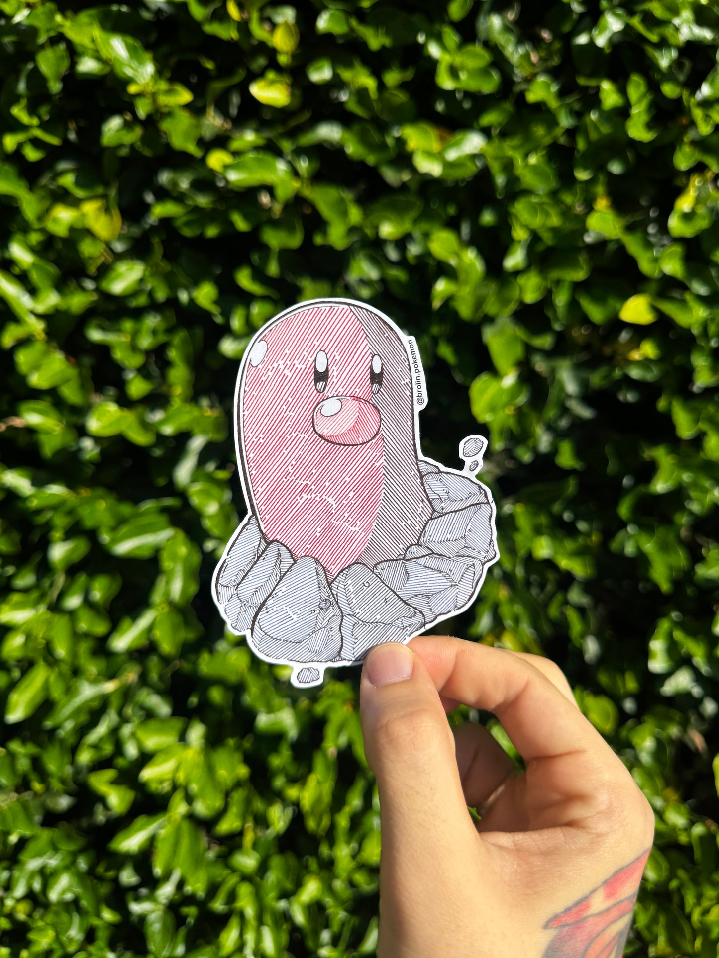 Diglett Sticker - Type 2
