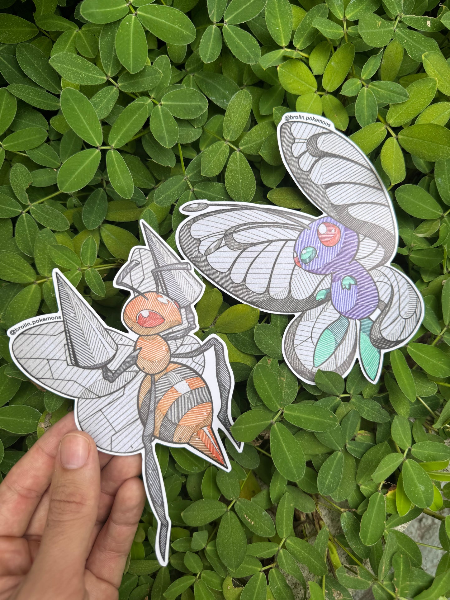 Butterfree + Beedrill Sticker