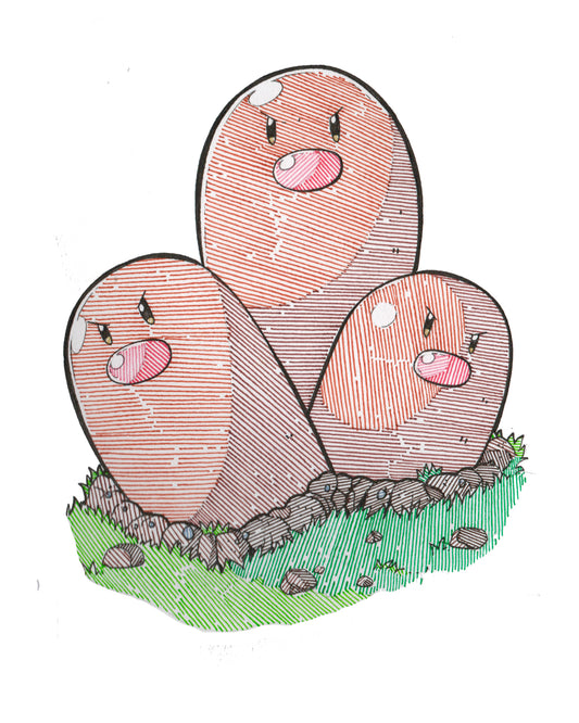 Dugtrio Sticker