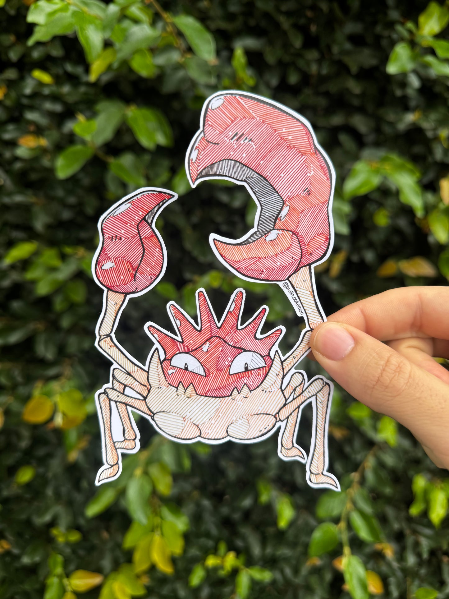 Kingler Sticker
