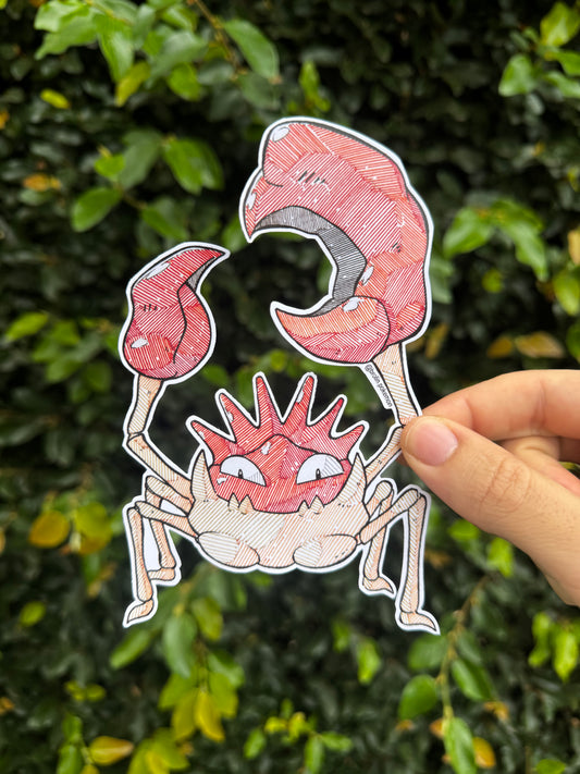 Kingler Sticker