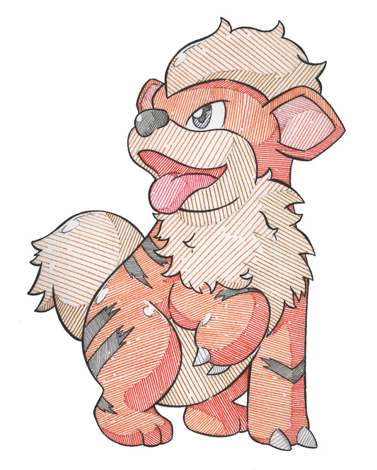 Growlithe Sticker - Type 2
