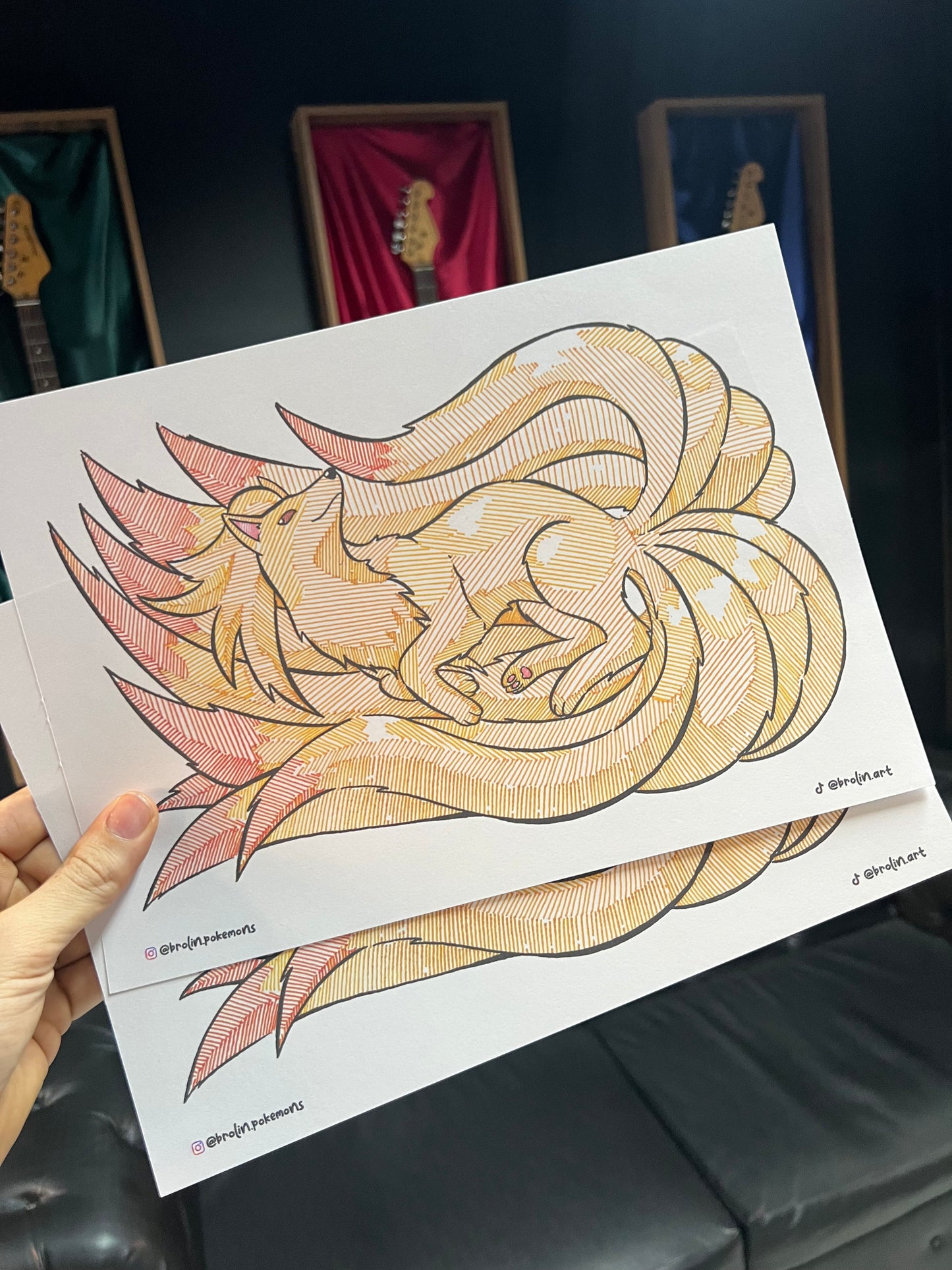 Ninetales Print