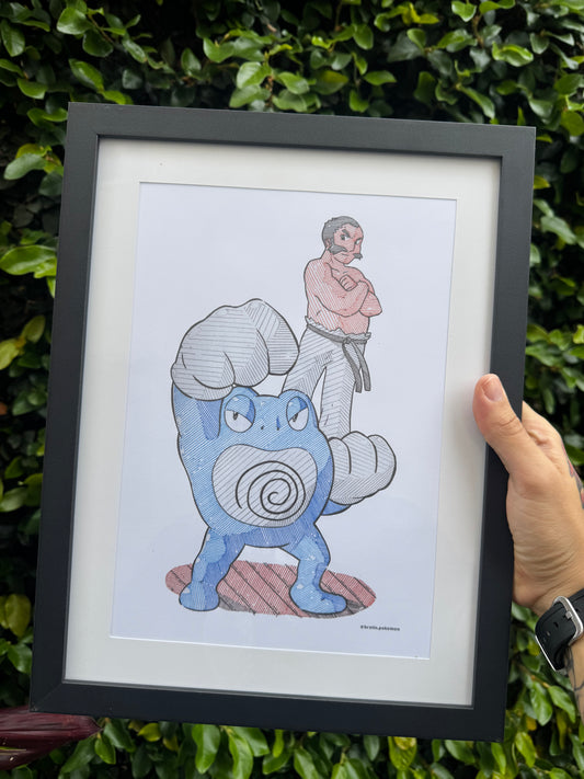 Poliwrath Print