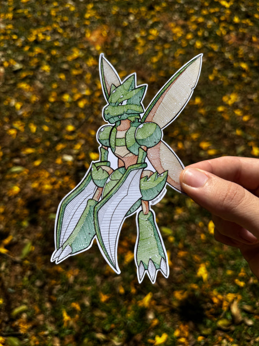 Scyther Sticker - Type 2
