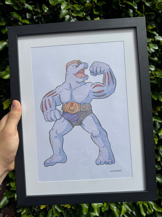 Machoke Print