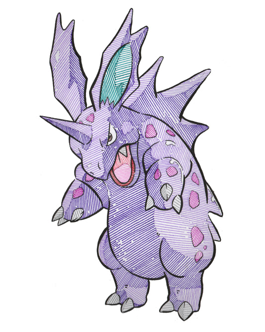 Nidorino Sticker Type 2