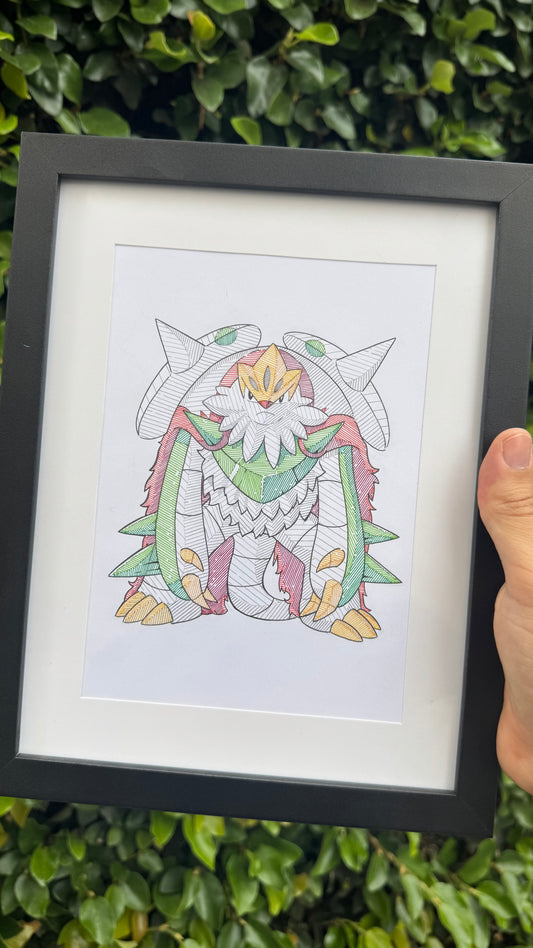Mega Chesnaught - Sketchbook Page