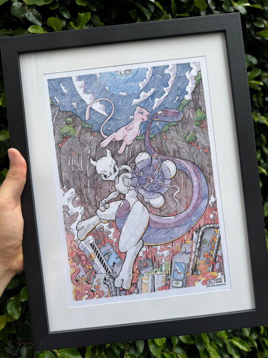 Mewtwo’s Revenge Print - A4 Size