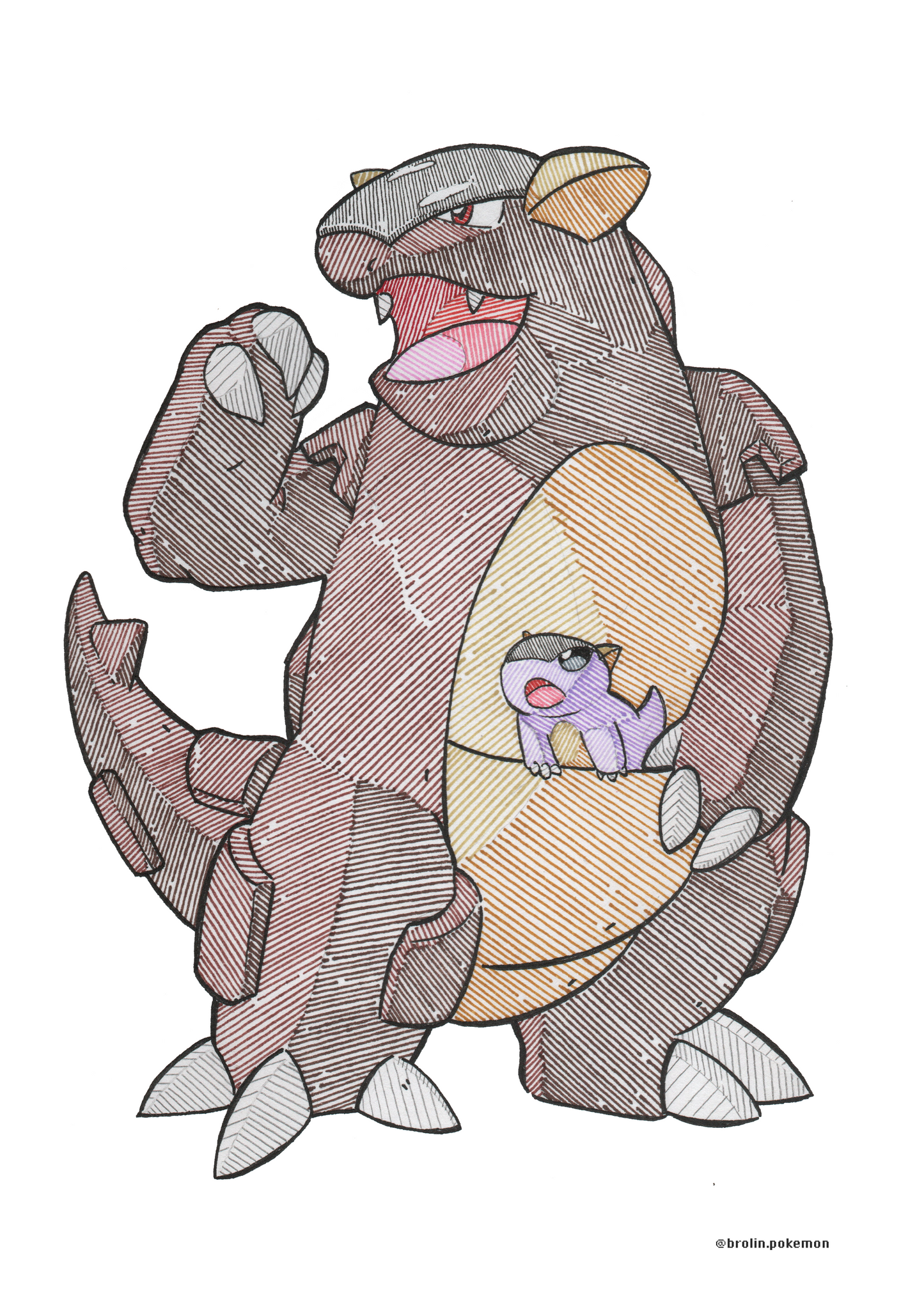 Kangaskhan Sticker - Type 2