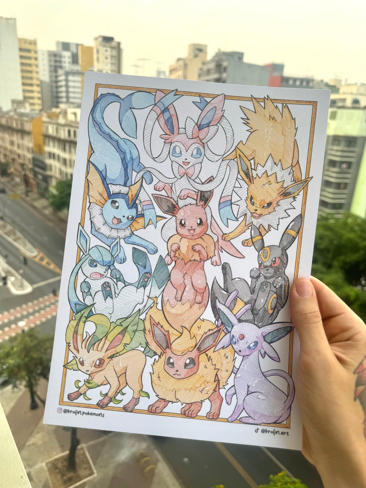 Eevee Evolutions Print