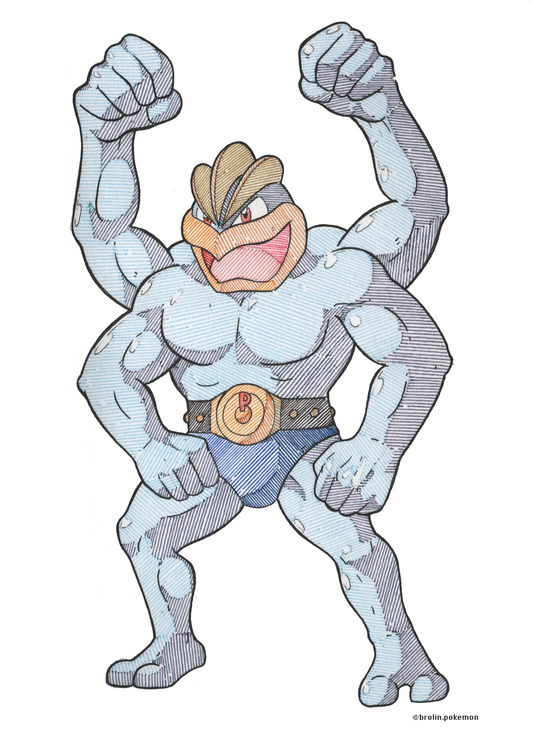 Machamp Sticker - Type 2