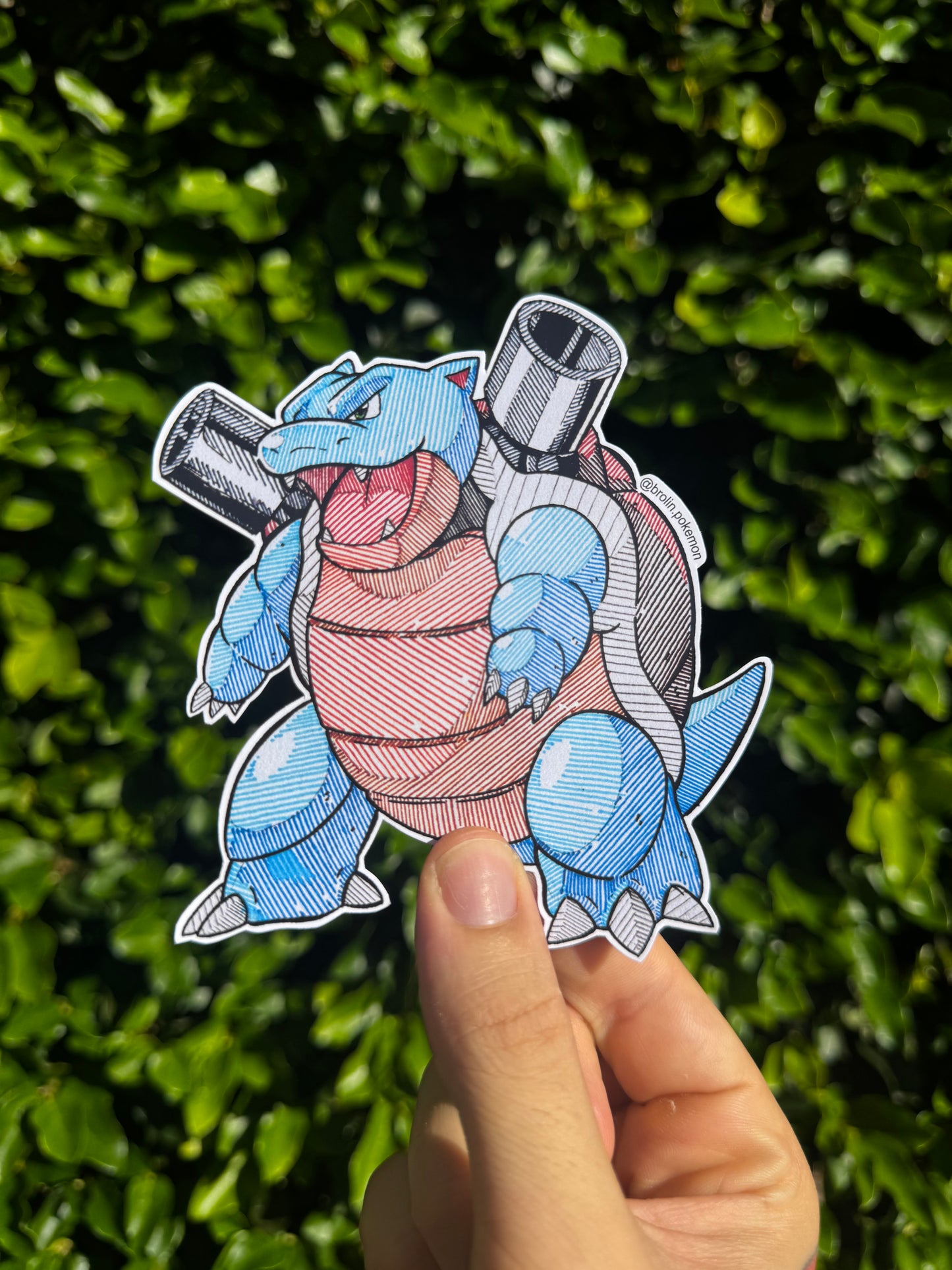 Blastoise Sticker (Kanto Pokédex)
