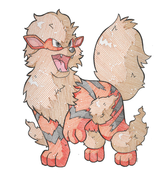 Arcanine Sticker - Type 2
