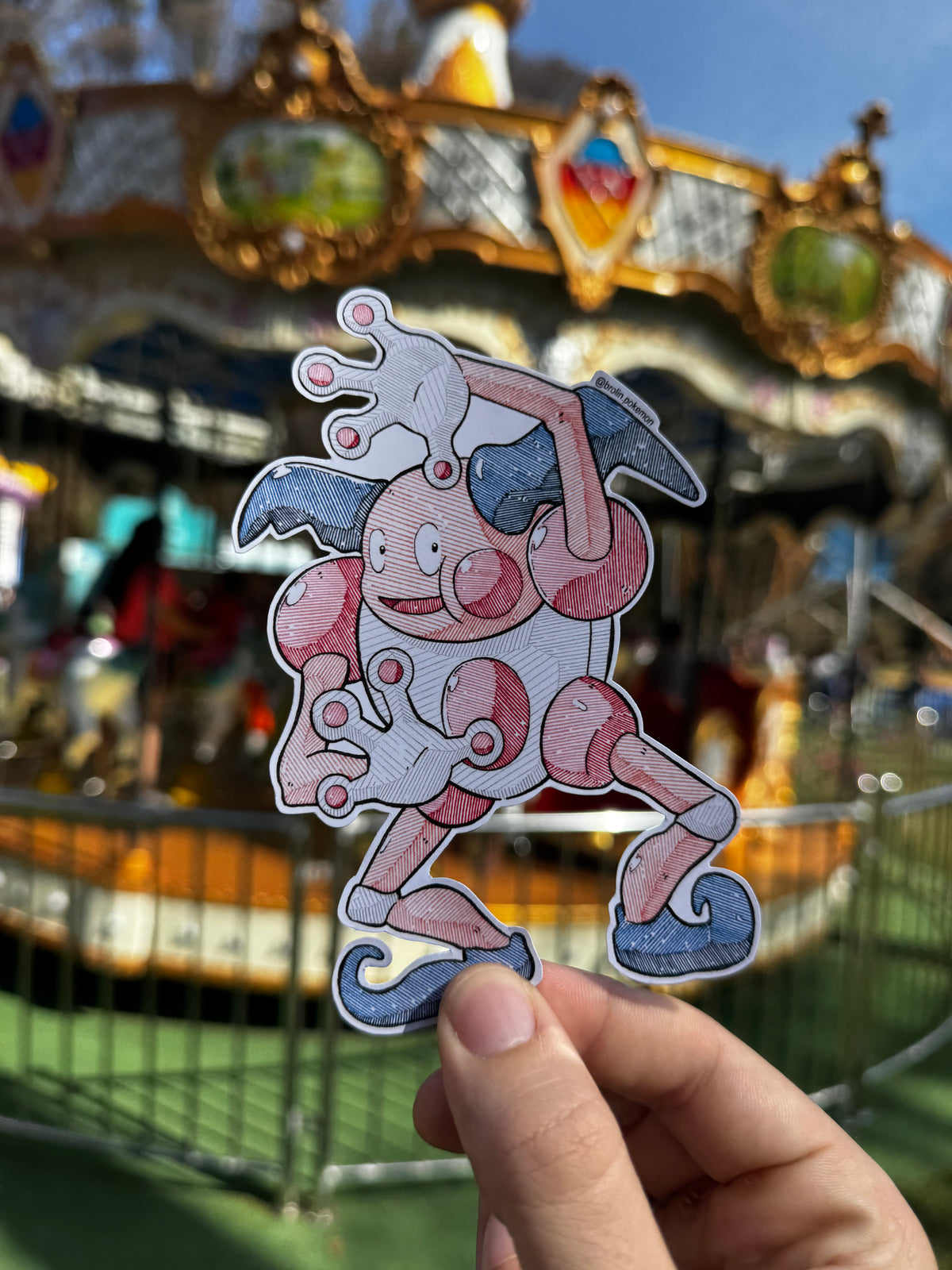 Mr. Mime Sticker - Type 2