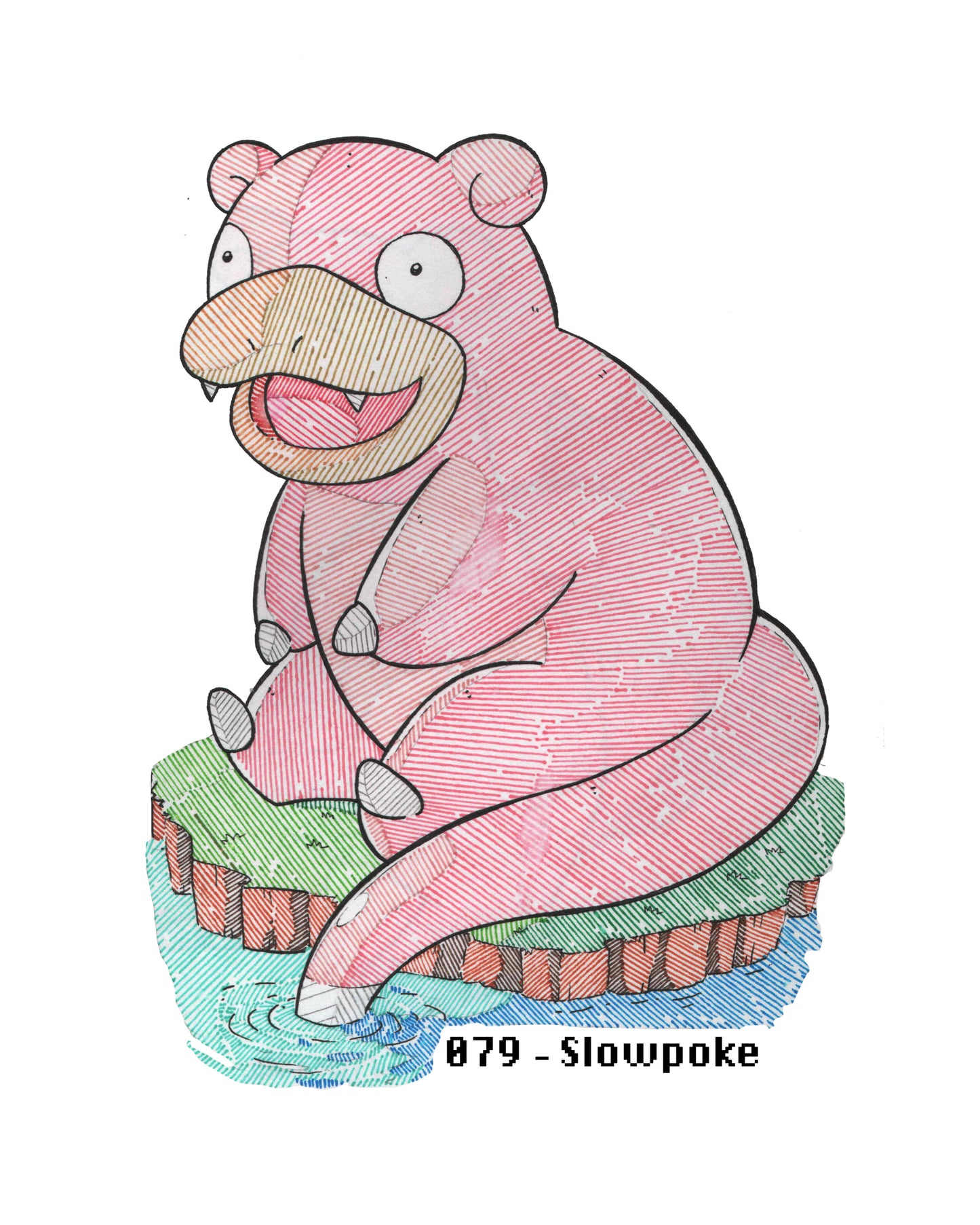 Slowpoke Sticker - Type 2
