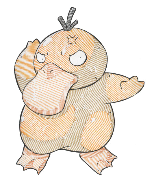 Psyduck Sticker - Type 2