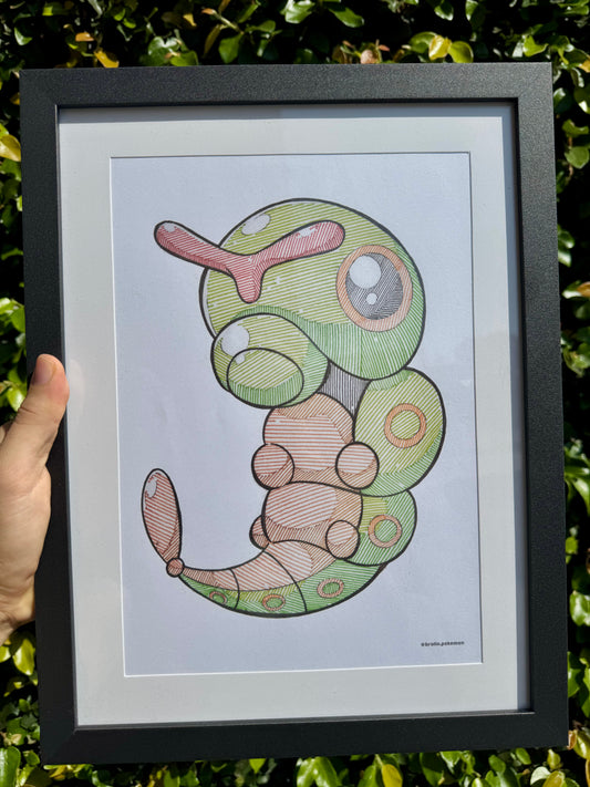 Caterpie Print