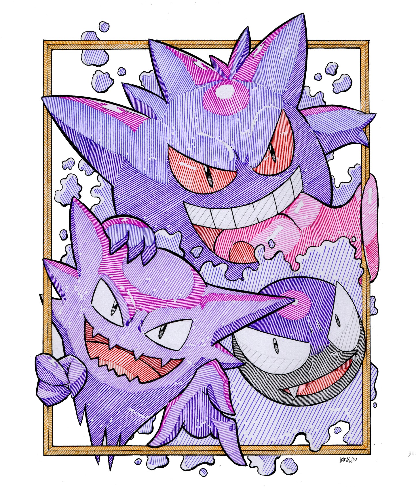 Spooky Trio Print