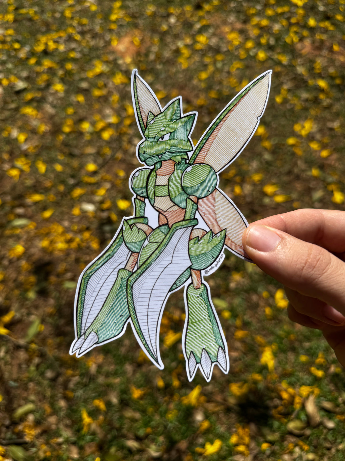 Scyther Sticker - Type 2