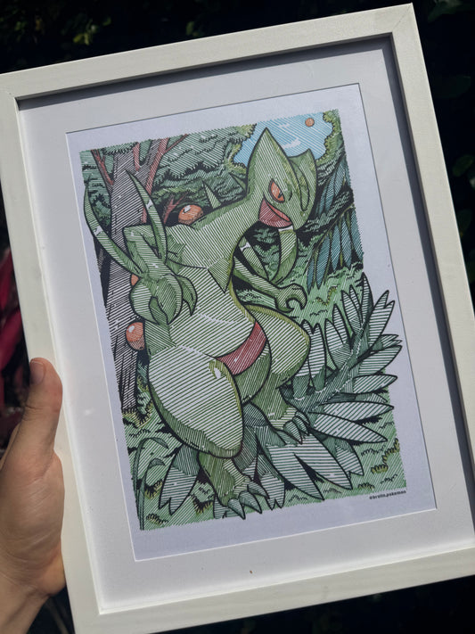 Wild Sceptile Print