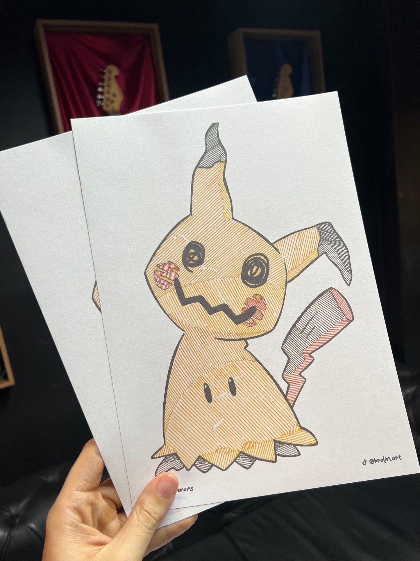 Mimikyu Print