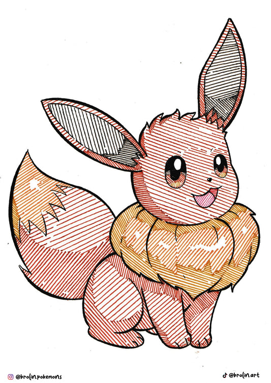 Eevee Print (Large Size)