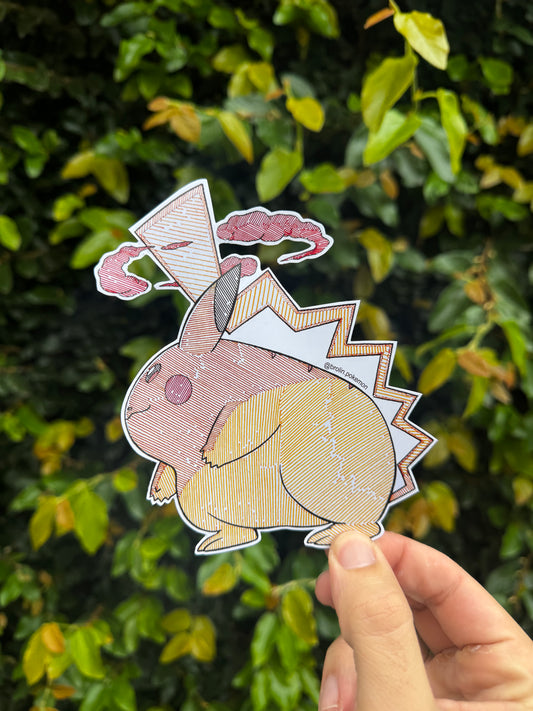 Gigantamax Pikachu Sticker