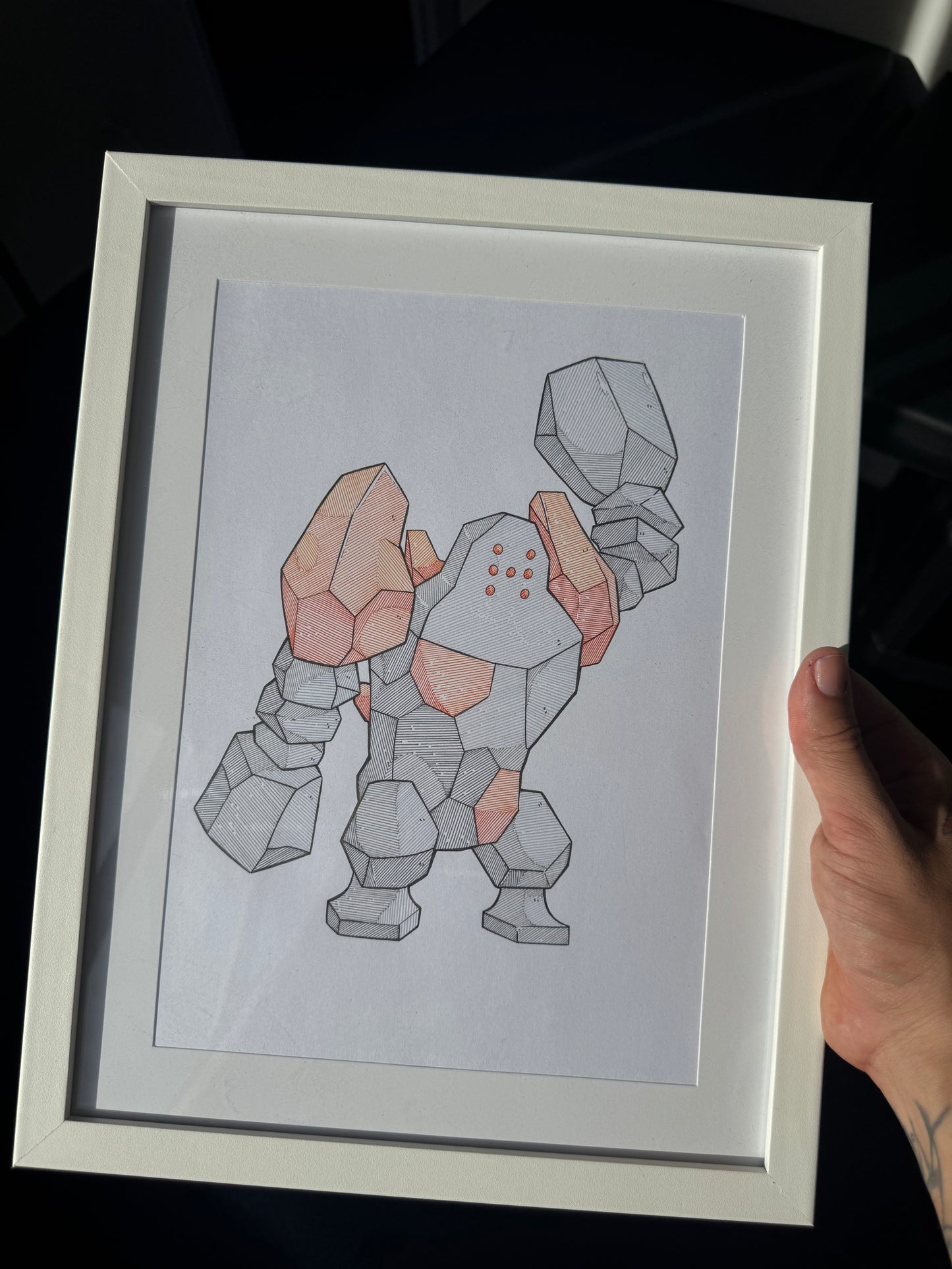 Regirock (Original Art / Arte Original)