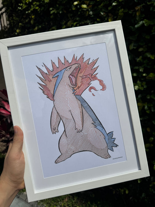 Typhlosion Print