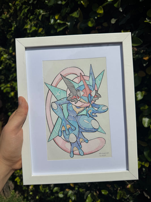 Ash Greninja - Sketchbook Page