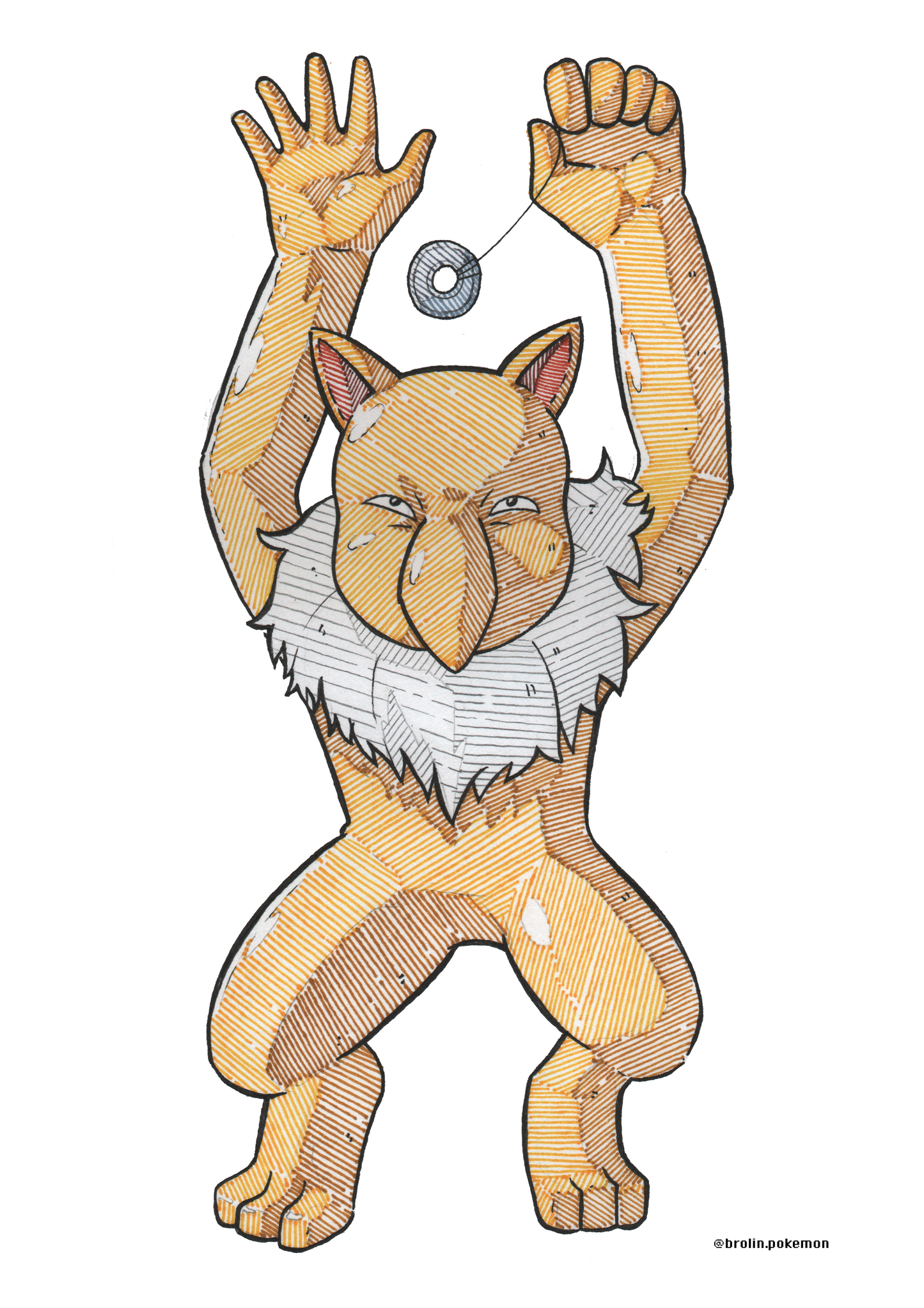 Drowzee & Hypno Prints - A3 Size