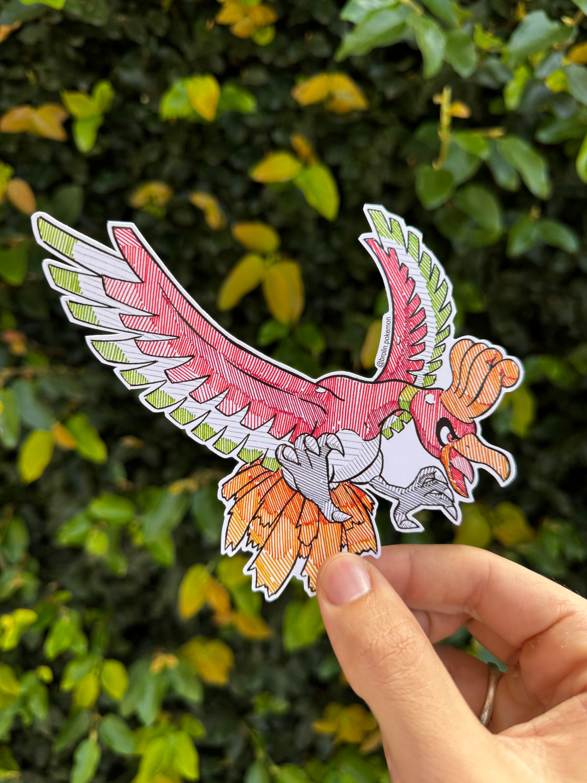 Ho-Oh Sticker