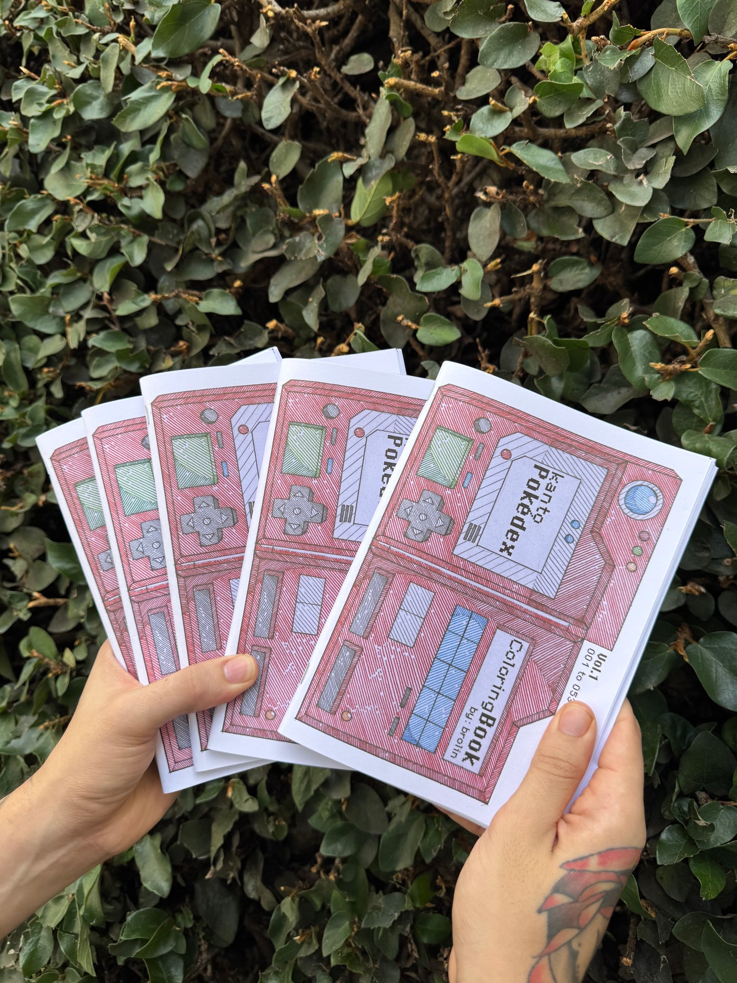 Kanto Pokédex Coloring Book (Vol.1)
