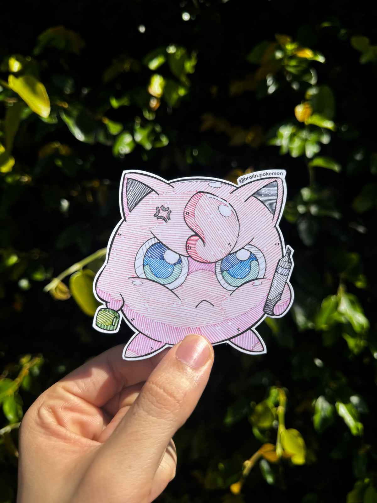 Jigglypuff Sticker Type 2