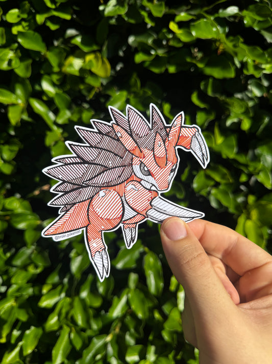 Sandslash Sticker