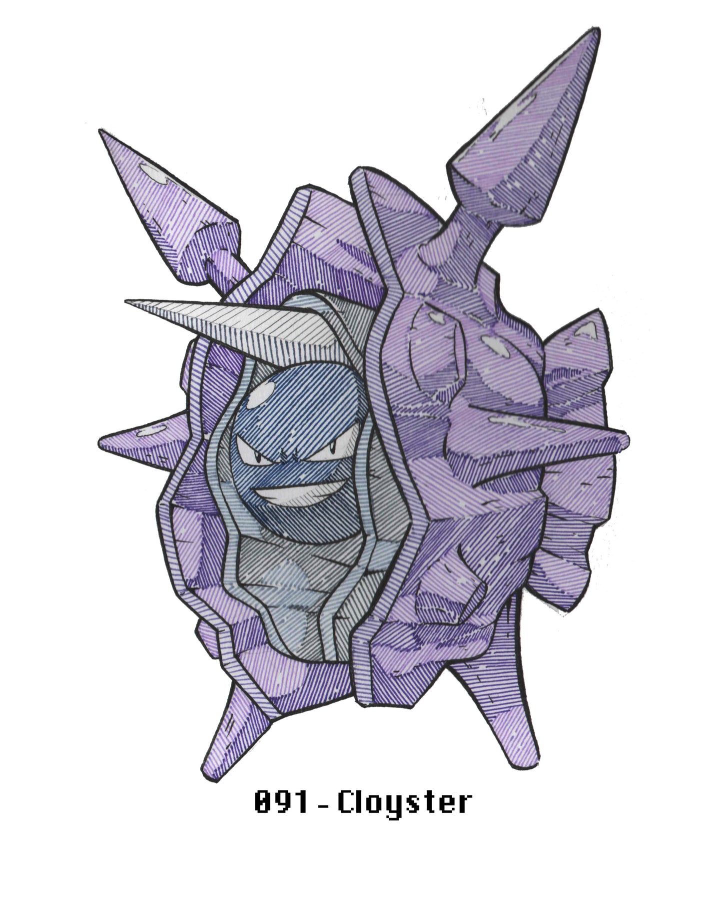 Cloyster Sticker - Type 2