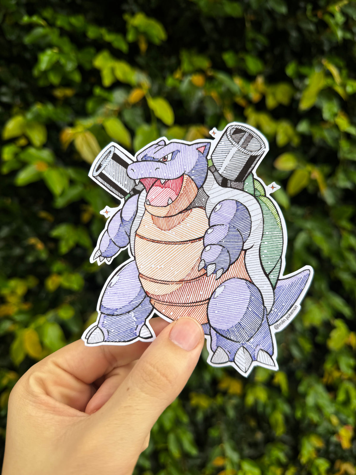 Shiny Blastoise Sticker