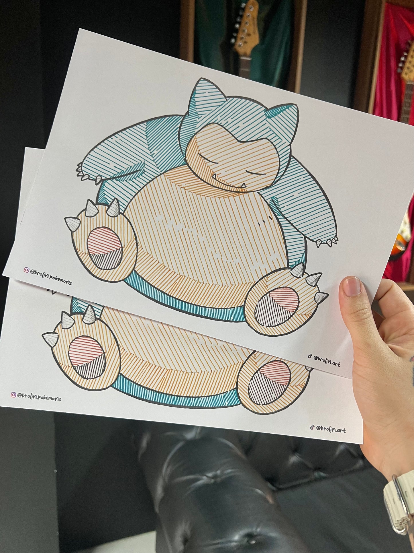 Snorlax Print