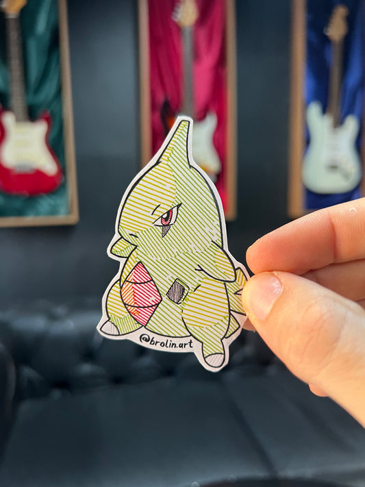 Larvitar Sticker