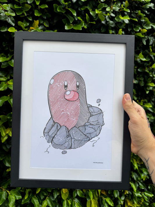 Digglet Print