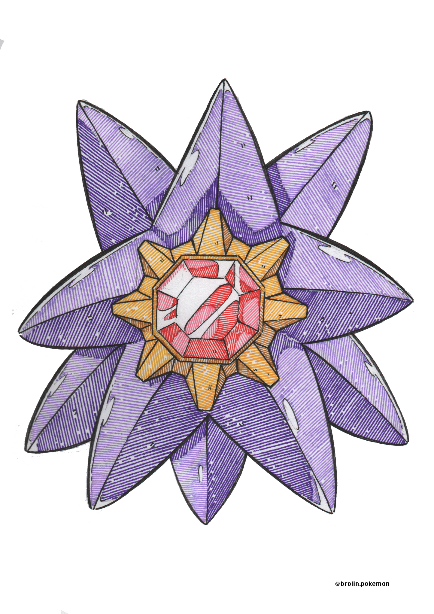 Starmie Sticker - Type 2