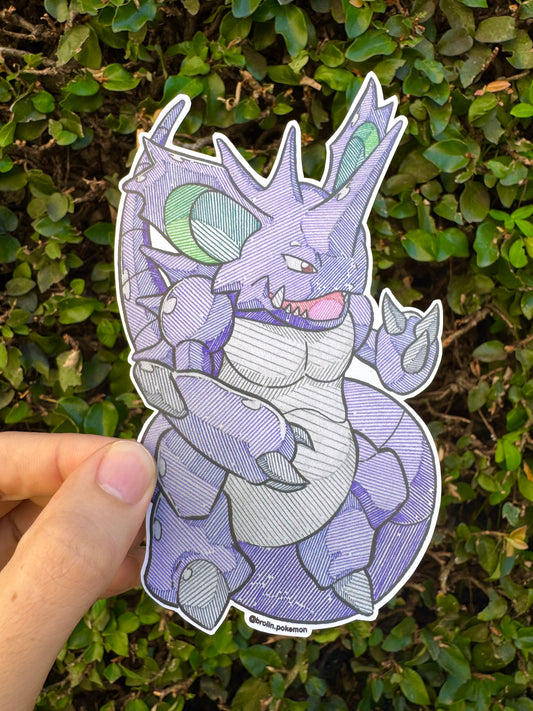 Nidoking Sticker Type 2