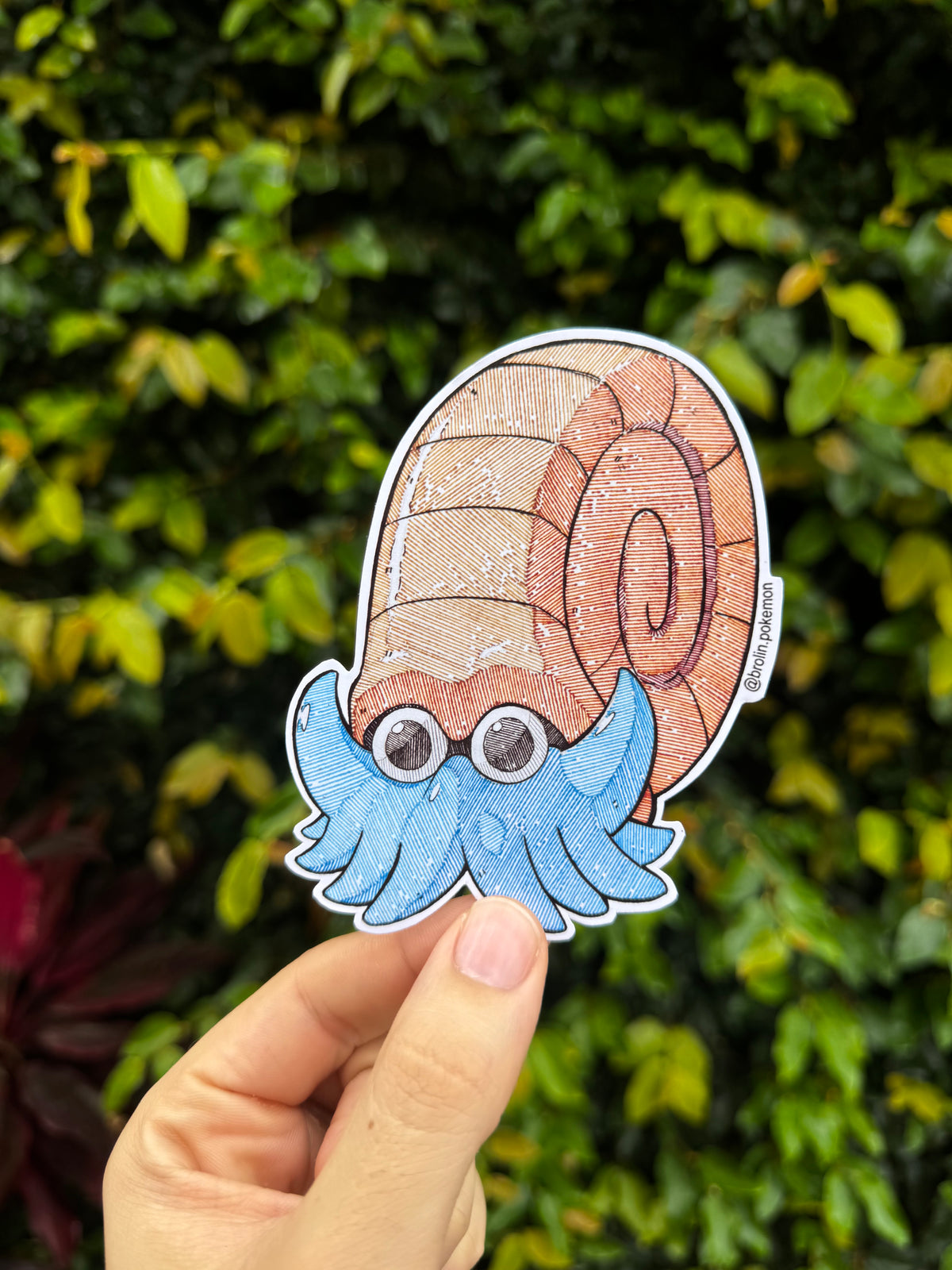 Omanyte Sticker