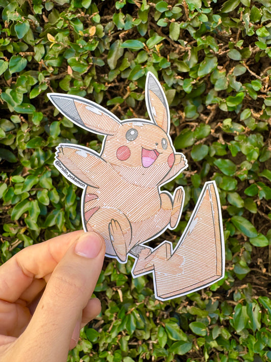 Pikachu Sticker (Kanto Pokédex)