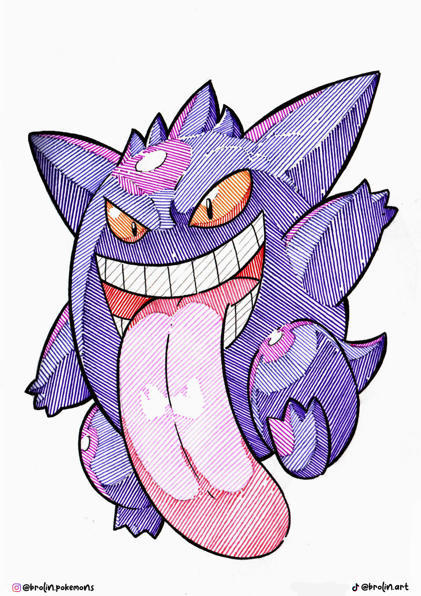 Gengar Print (Large Size)