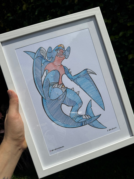 Garchomp Print